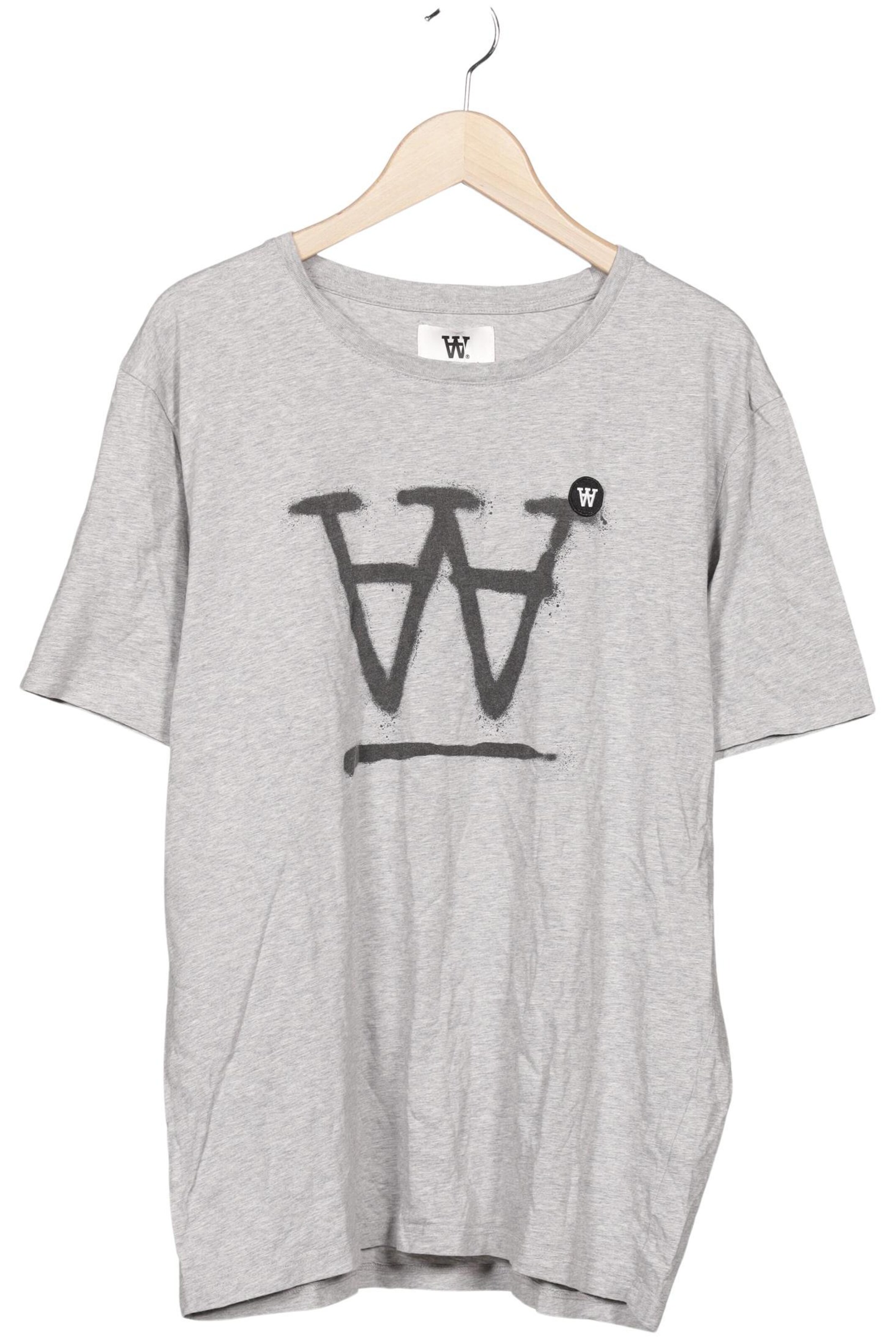 WOOD WOOD Shirt in XL in Grey: front