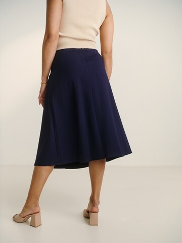 Guido Maria Kretschmer Women Skirt 'Fabiane' in Blue