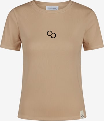 Cotton Candy T-Shirt in Braun: Vorderseite