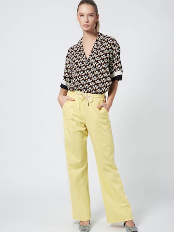 4funkyflavours Loose fit Pants 'Stomp Your Feet' in Yellow