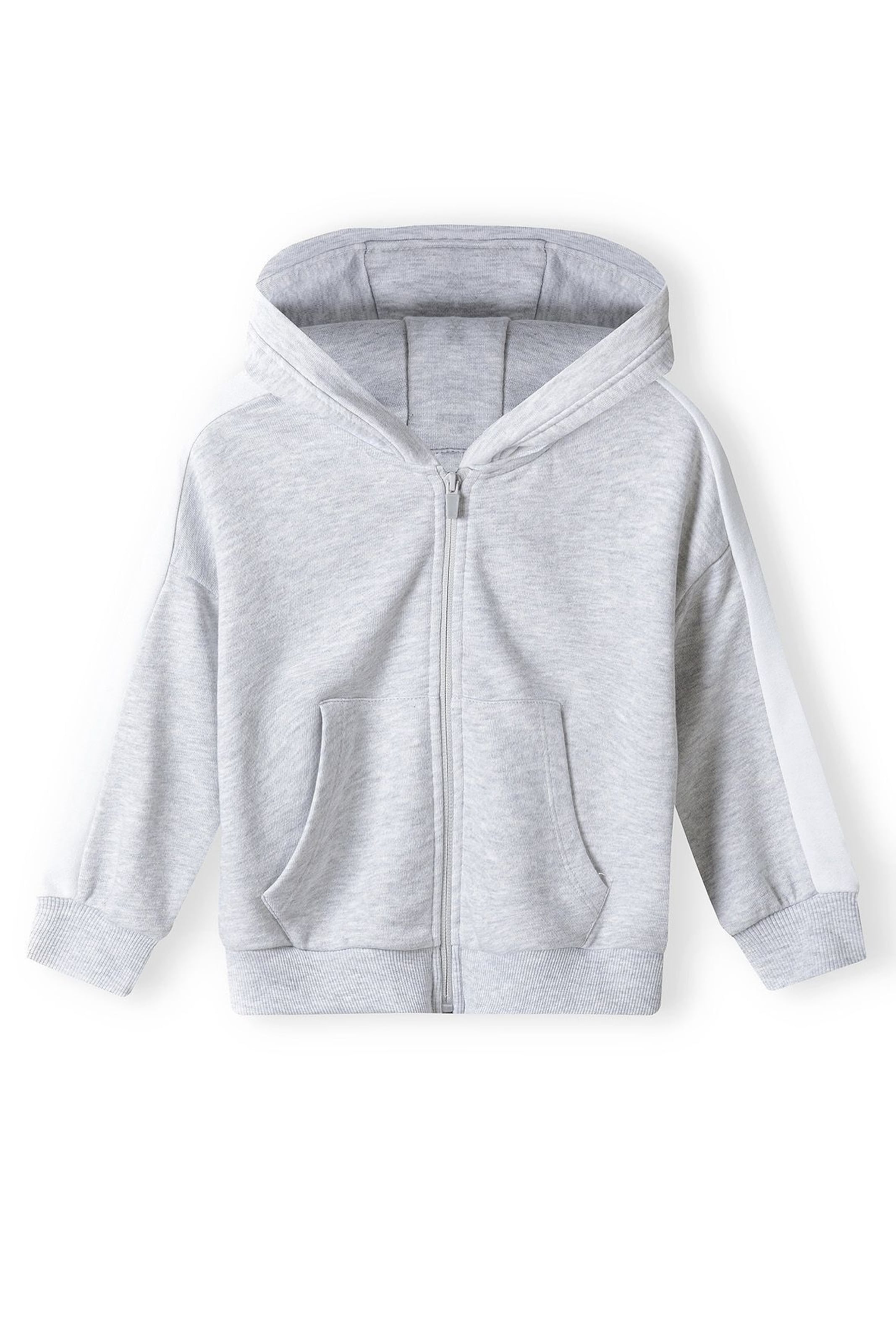 MINOTI Sweatjacke in Grau: Vorderseite