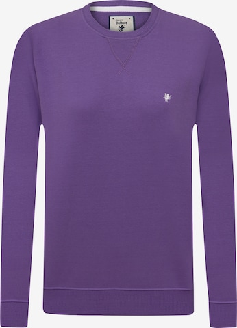 Sweat-shirt 'Wendy' DENIM CULTURE en violet : devant