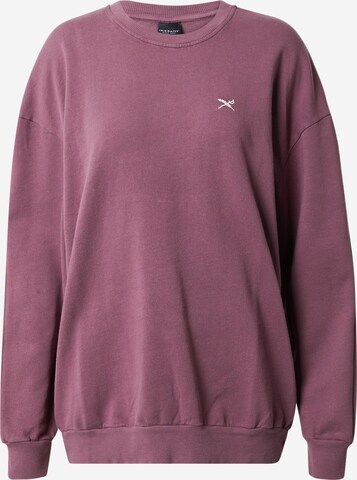 Iriedaily - Sweatshirt 'Flaglie' em roxo: frente