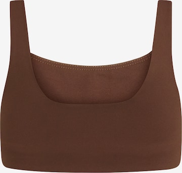 Girlfriend Collective Bustier Sport bh 'Tommy' in Bruin