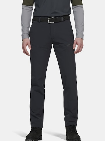 MEYER Slim fit Chino Pants in Grey: front