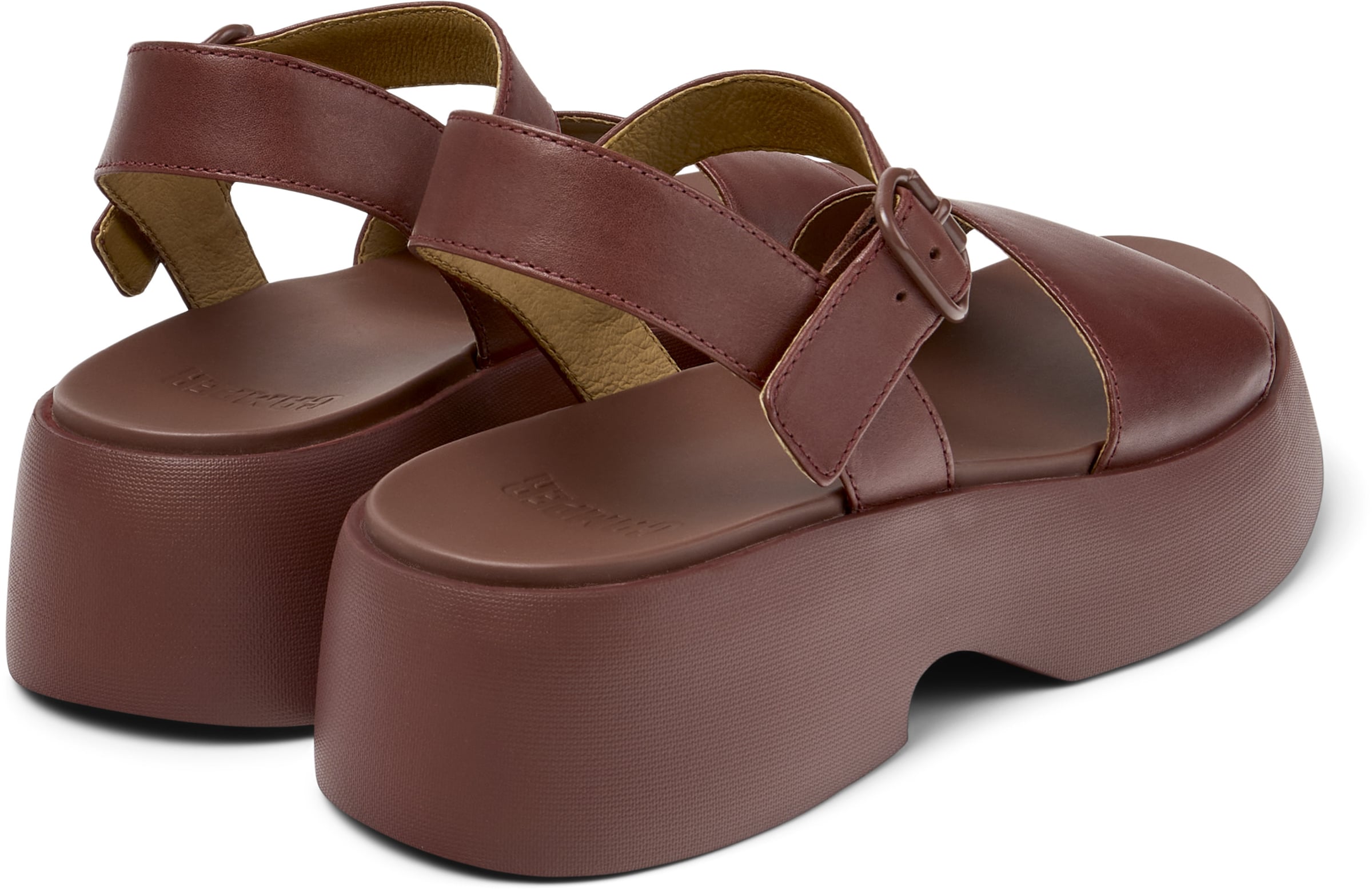 CAMPER Strap Sandals 'Tasha' in Red