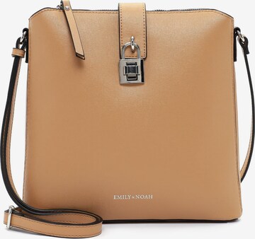 Emily & Noah Crossbody Bag 'Ida' in Brown: front