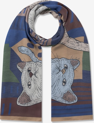 CODELLO Sjaal in Blauw: voorkant