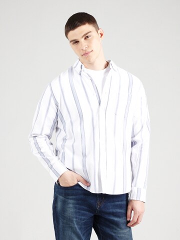 AÉROPOSTALE Regular fit Риза в бяло: отпред