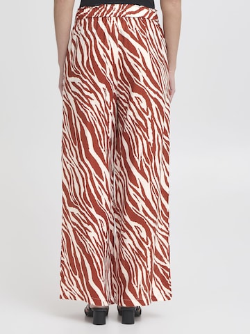 ICHI Loosefit Broek in Rood