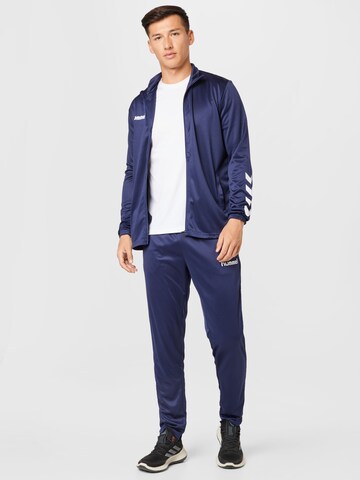 Hummel Trainingspak in Blauw