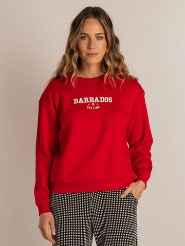 IVY BEAU Trui 'IVY Beau Sirine sweater rood' in Rood: voorkant