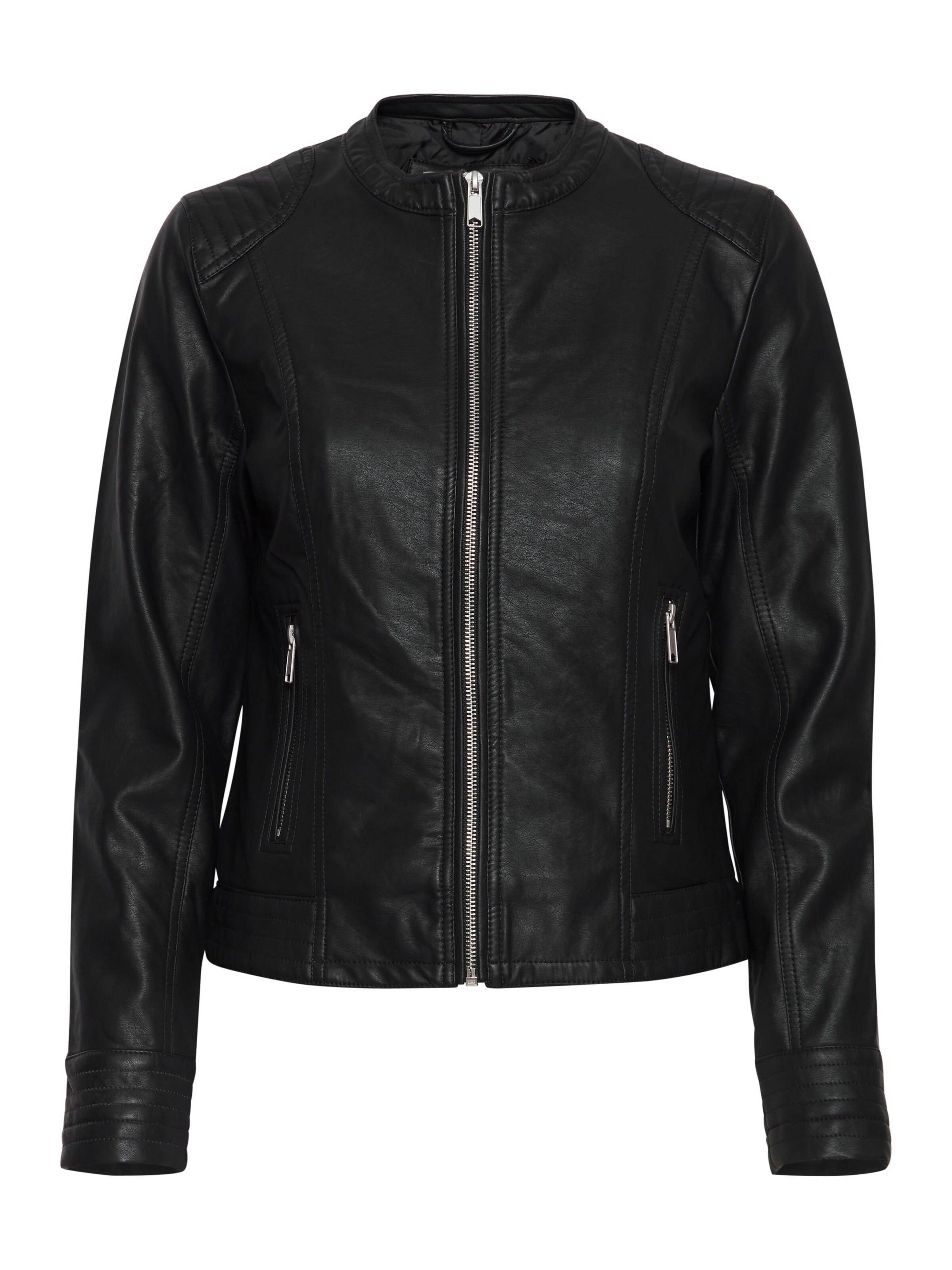 b.young Overgangsjakke i sort: forside