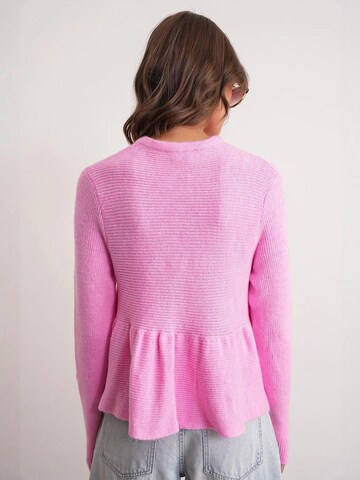 MixRay Gebreid vest in Roze