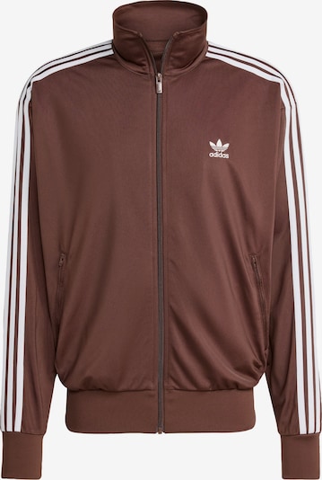 ADIDAS ORIGINALS Collegetakki 'Adicolor Classics Firebird' värissä suklaa / offwhite, Tuotenäkymä