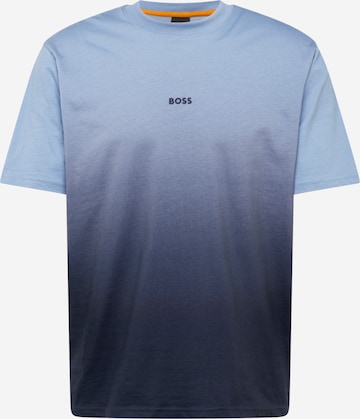 BOSS Shirt in Blauw: voorkant