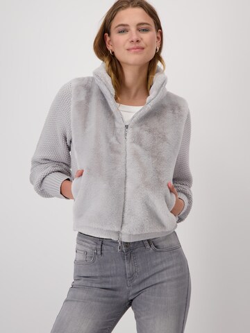 monari Strickjacke in Grau: Vorderseite