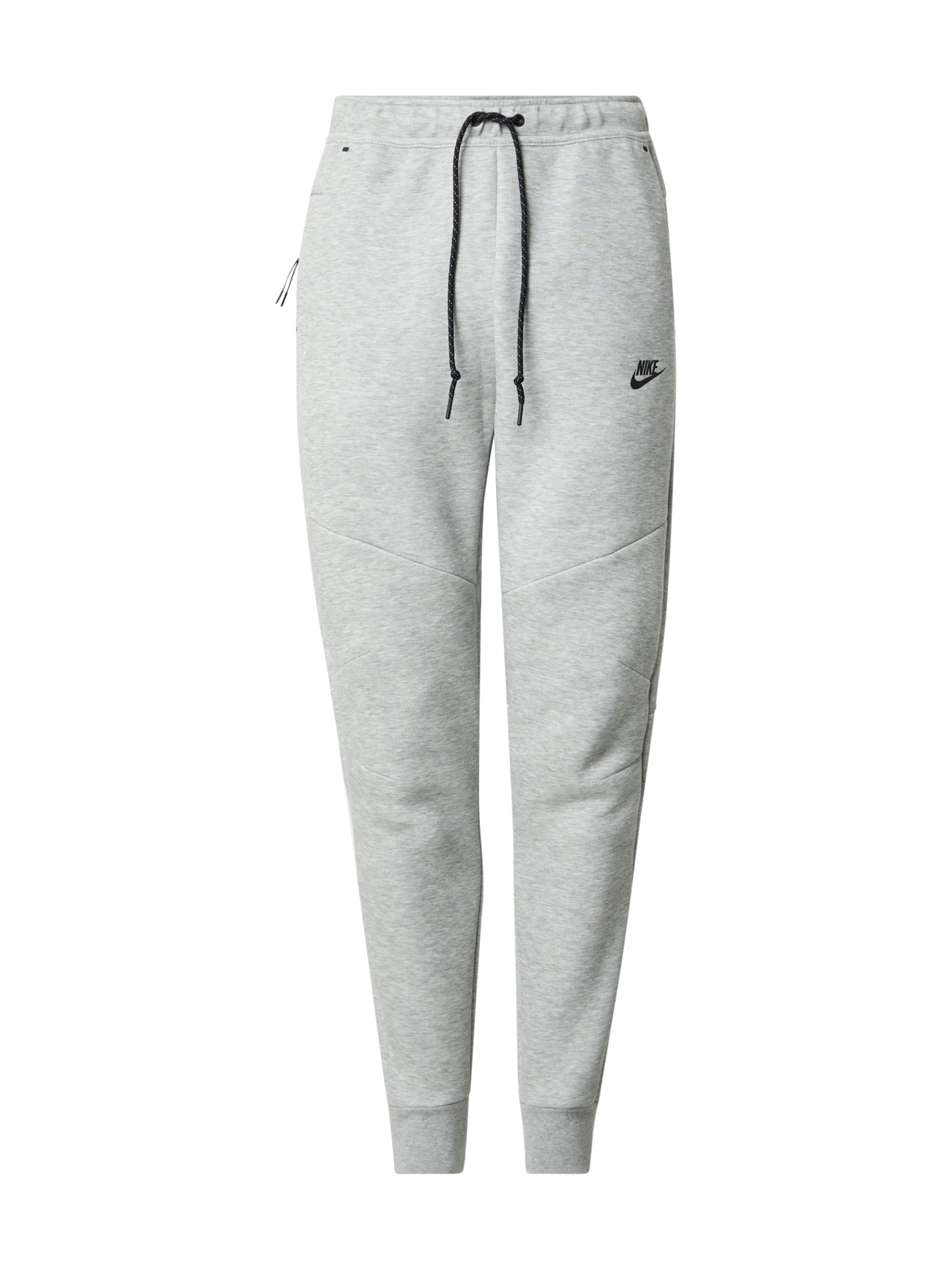 Nike Sportswear Tapered Hose 'TCH FLC' in Grau: Vorderseite