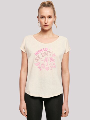 T-shirt 'Mermaid Of Duty' F4NT4STIC en rose : devant