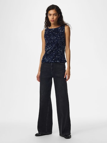 PIECES Top 'PCKAMMY' in Blue