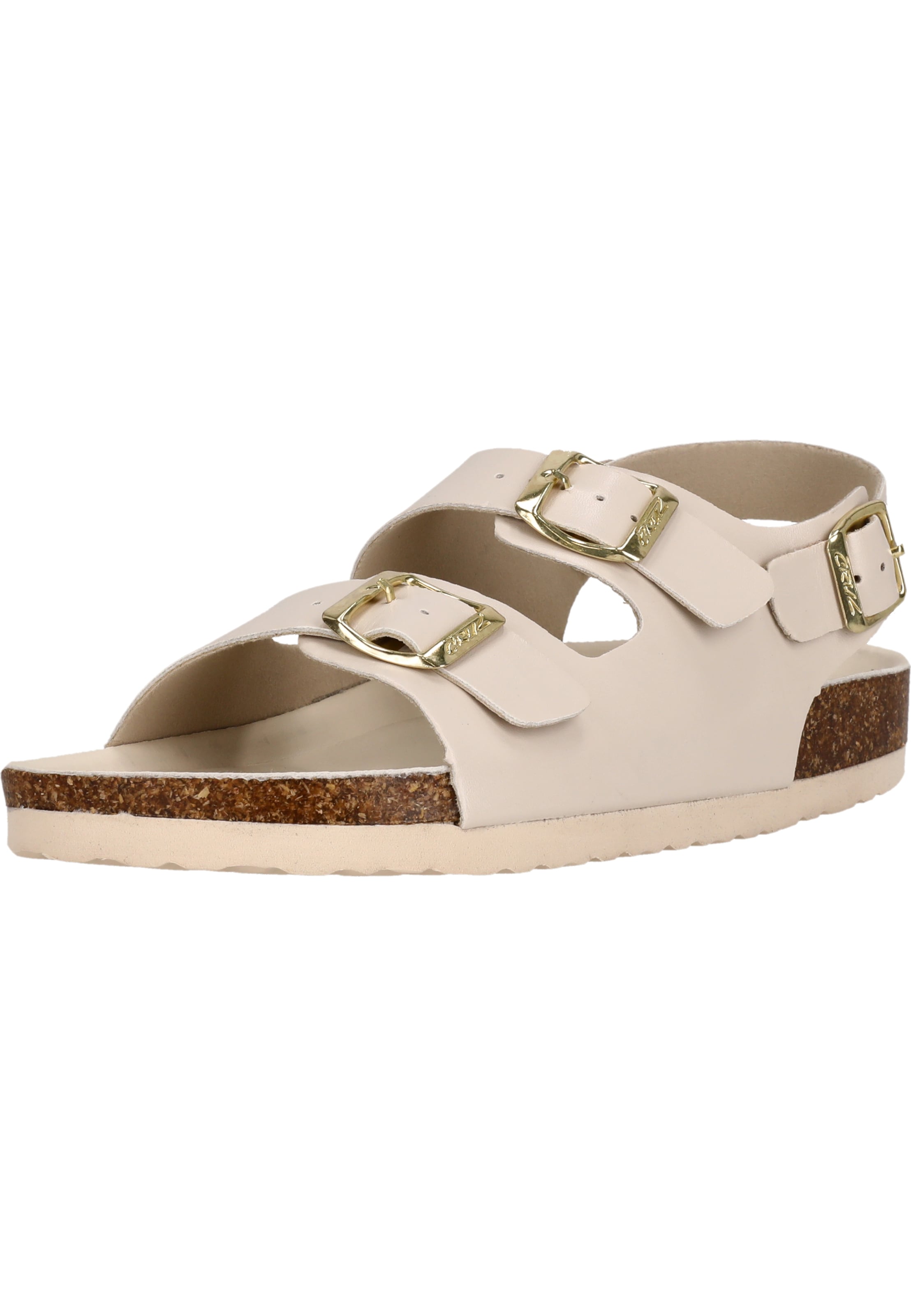 Cruz Sandal 'Calyx' in White: front
