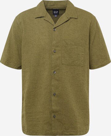 GAP Button Up Shirt in Green: front