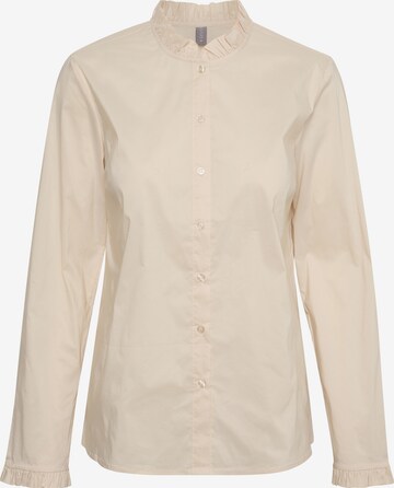 CULTURE Blouse 'Antoinett' in Beige: voorkant