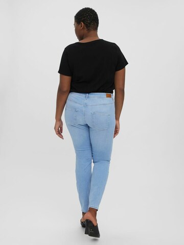 Vero Moda Curve Regular Jeans in Blauw