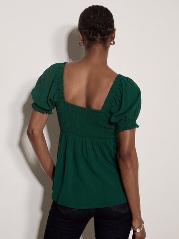 Chemisier ' ' Apricot en vert