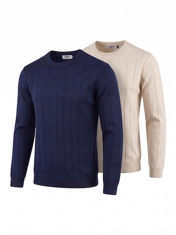 Pull-over 'The Alexander Pullover - 2-Pack' INSPR en bleu : devant