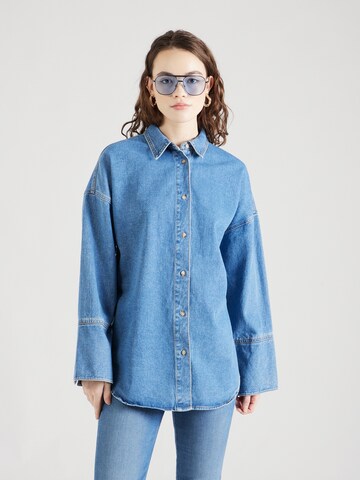 Camicia da donna 'MAYA' di VILA in blu: frontale