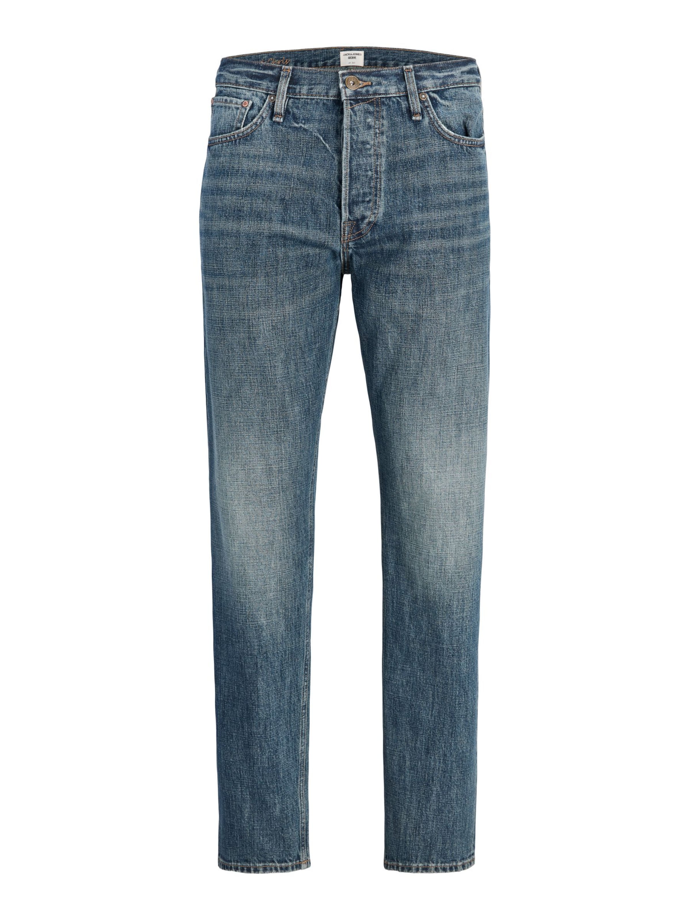 JACK & JONES Regular Jeans 'CHRIS' in Blauw: voorkant