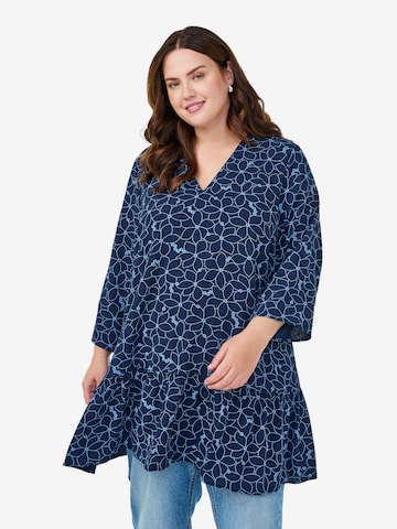 mėlyna Zizzi Tunika 'Cabine': priekis