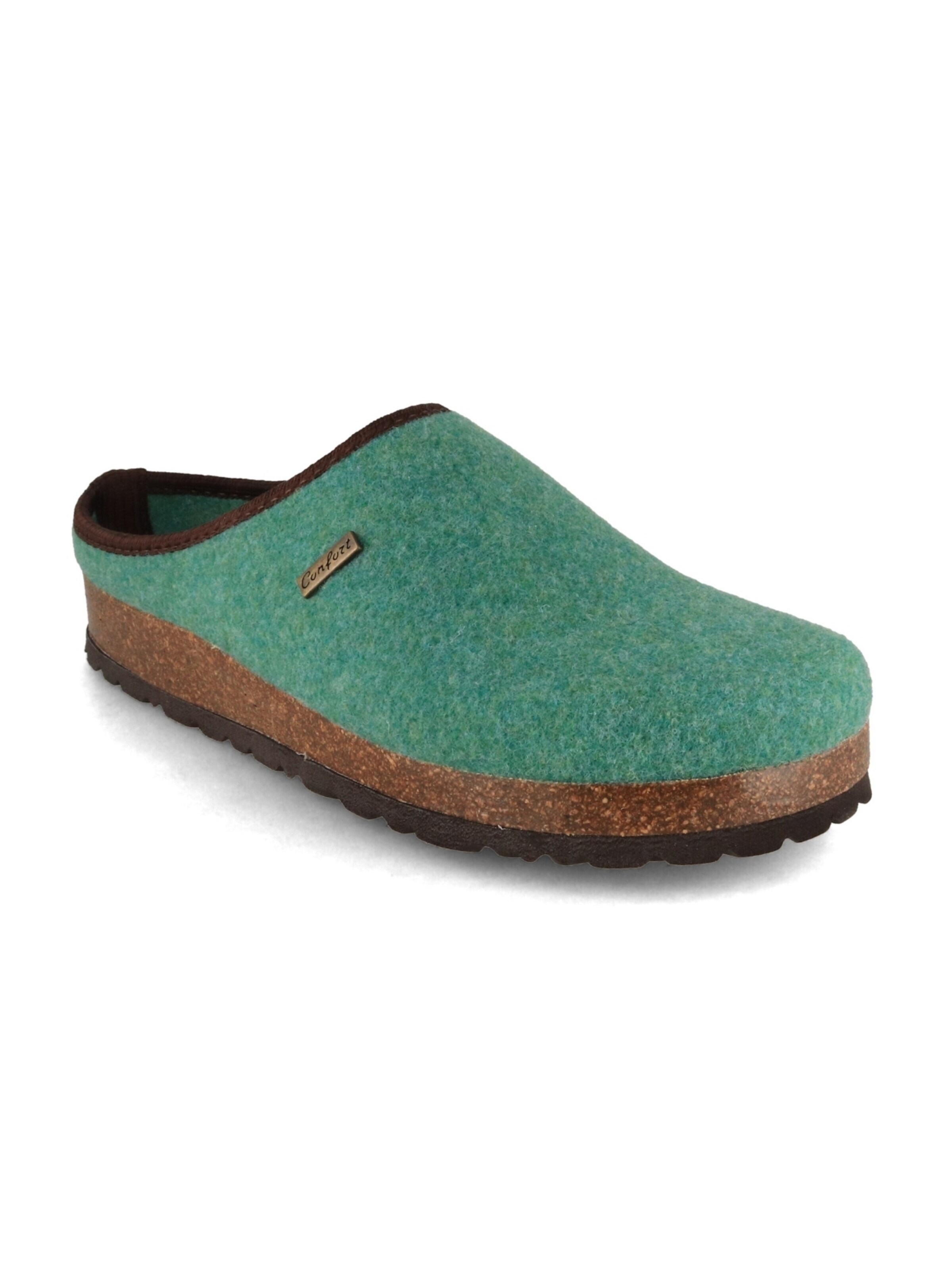 Tuffeln Slipper 'Komfort' in Green: front