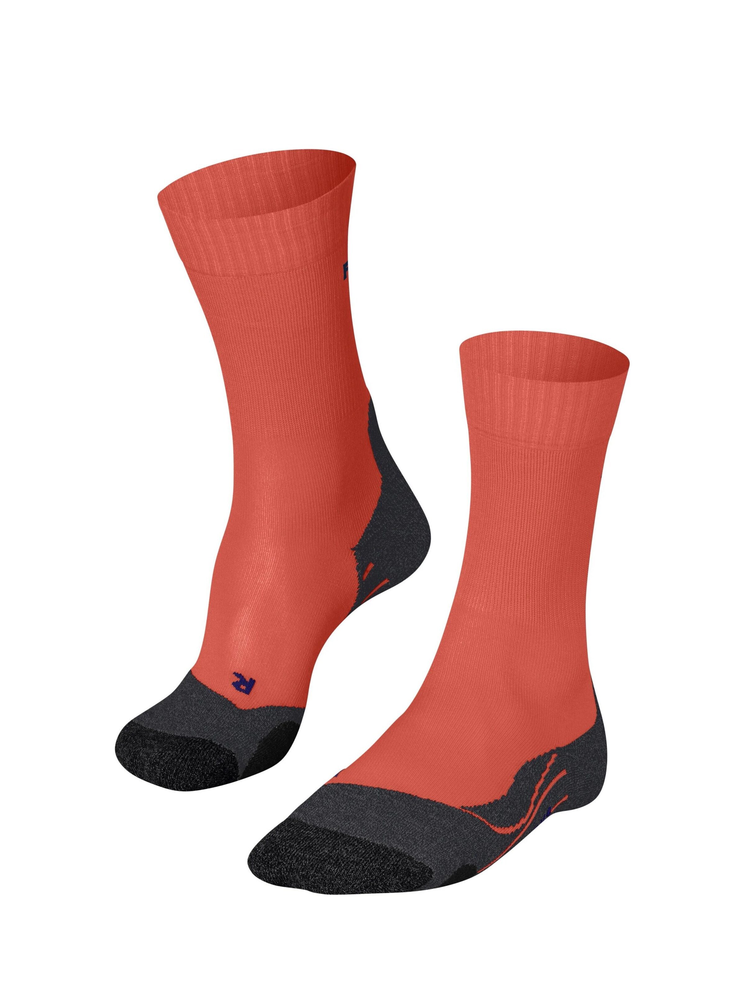 FALKE Sportsocken 'TK2 Explore Cool'‌‌‌‌‌‌ in Orange: Vorderseite