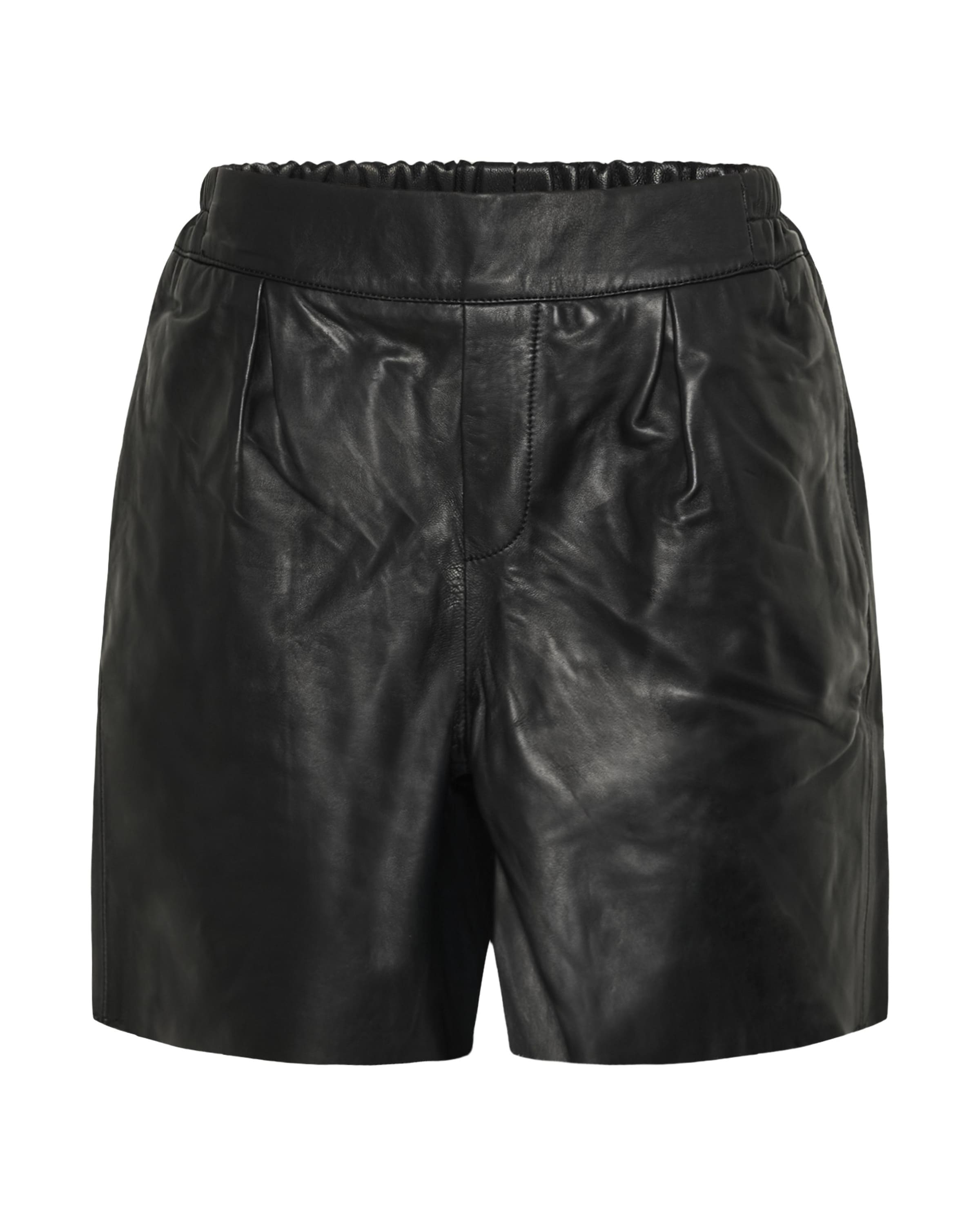 CULTURE Regular Broek 'CUbit' in Zwart: voorkant