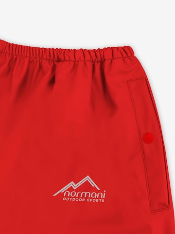 Regular Pantalon fonctionnel 'York' normani en rouge