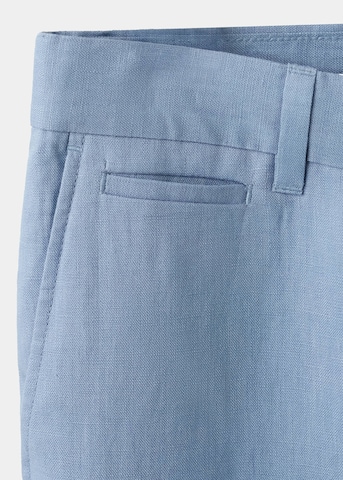 MANGO MAN Slimfit Hose 'Oyster' in Blau