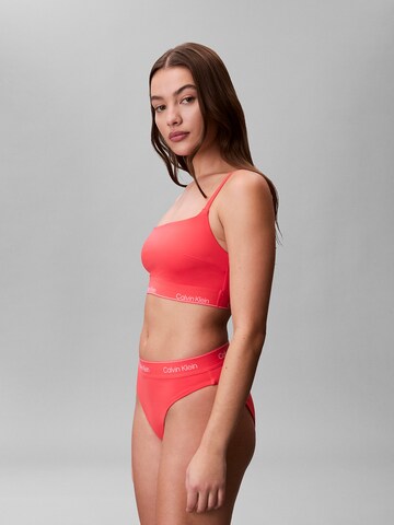 Calvin Klein Swimwear Bustier Bikinitop in Roze