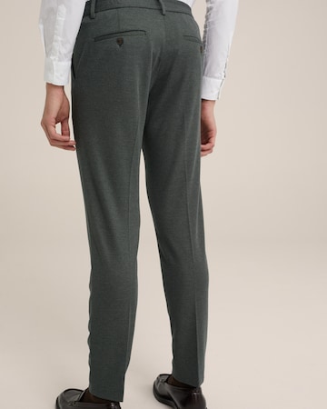 Coupe slim Pantalon à plis WE Fashion en vert