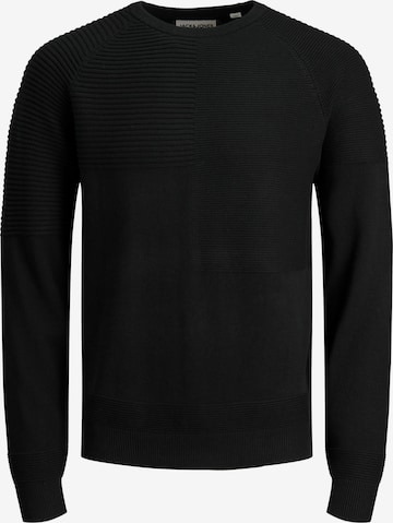 JACK & JONES Sweater 'Seth' in Black: front