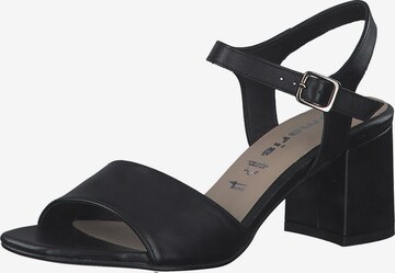 TAMARIS Strap Sandals in Black: front