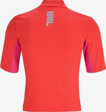 FILA - Camisa funcionais 'RIVA' em vermelho