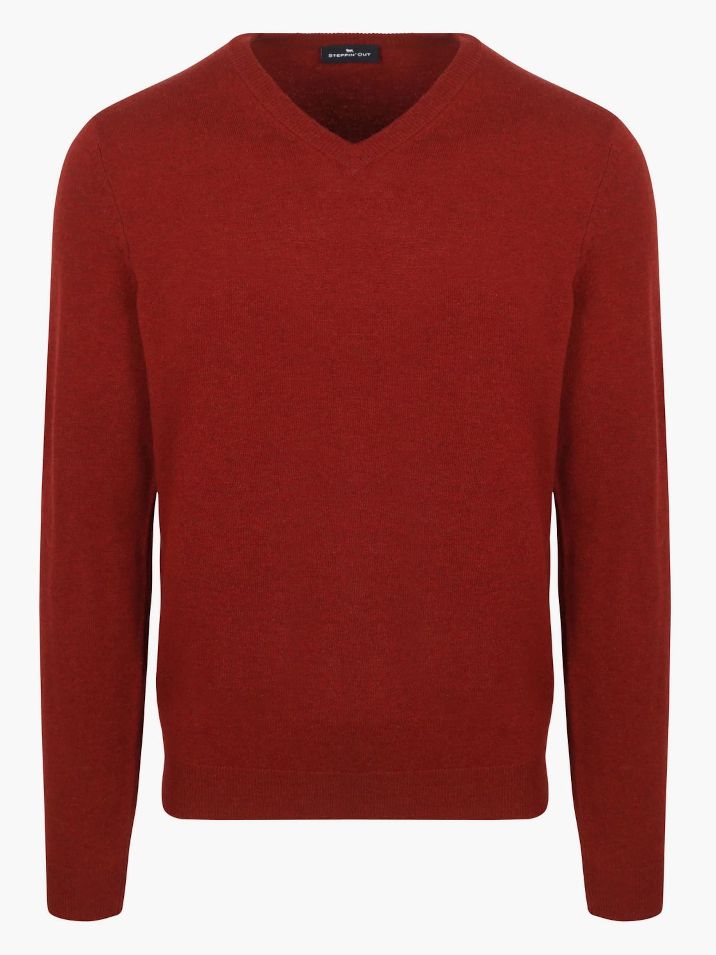 Pull-over Steppin' out en rouge : devant