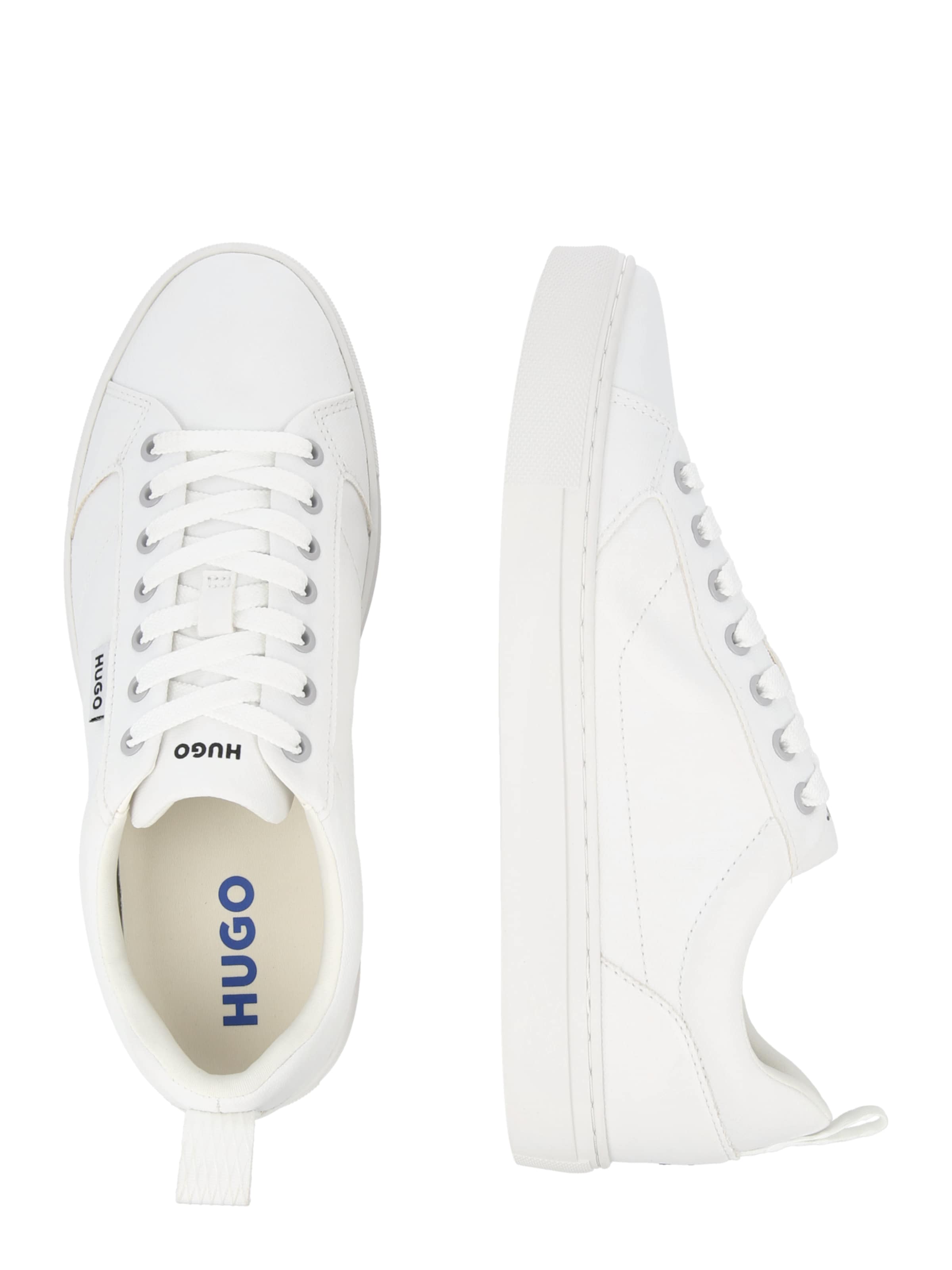 Sneaker low 'Morrie' de la HUGO pe alb