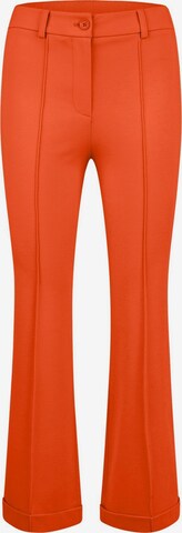MARC AUREL Boot cut Pants in Orange: front