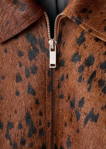 MANGO Between-Season Jacket 'Ink' in Brown