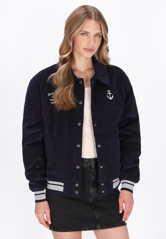 DreiMaster Vintage Between-season jacket in Blue: front