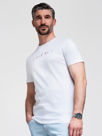Ombre Shirt in Wit