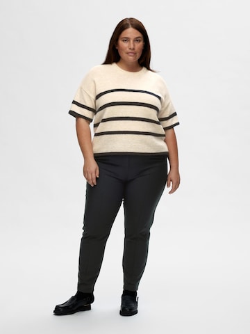 SELECTED FEMME Slimfit Broek in Zwart